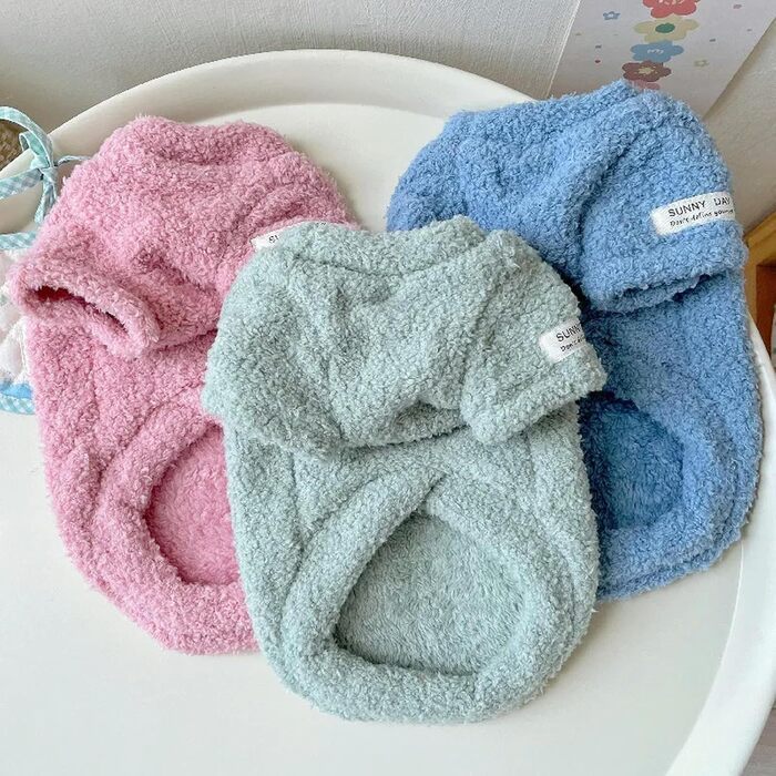 Пуловер для собак, теплий пуловер для маленьких собак, дрібних та середніх порід, для такс та цуценят, колір світло-коричневий, розмір XL