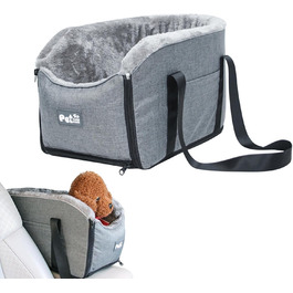 Автокрісло для собак Mittelkonsole, безпечний крісло-підвищення для тварин, миється, з ременями, для маленьких собак та котів