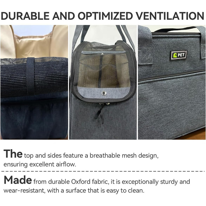 Сумка для собак та котів KZARYVEXIS, світло-блакитна, для подорожей та прогулянок