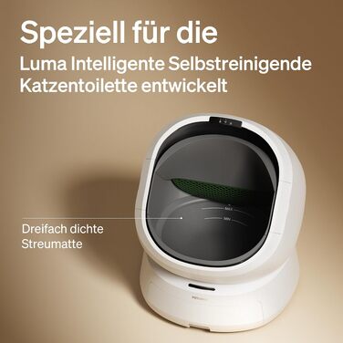 Автоматичний лоток для котів PETLIBRO Luma з AI-камерою та захисним килимком від розсипання наповнювача