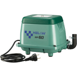 Компресор HiBlow HP-60, 60 л/хв, 18 мм, 51 Вт, для аерації ставків