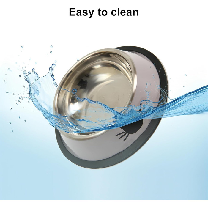 Набір мисок для котів 3 шт. + іграшка для котів, миски для корму котів, миски з нержавіючої сталі, годівниця для котів, миска для води, для котів та маленьких собак (Синій + Зелений + Срібло)