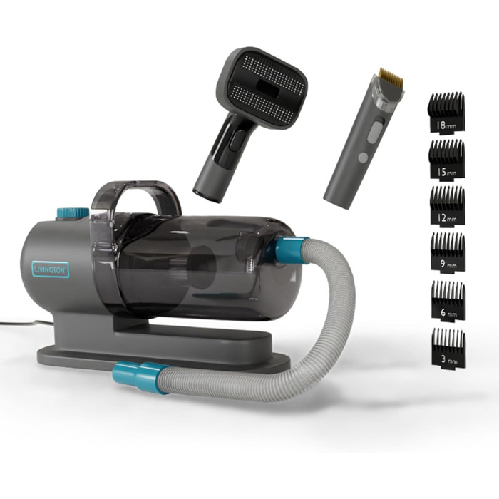 Набір для догляду за тваринами FurVac Pro: пилосос для шерсті та тример - комплект, стаціонарний тример, догляд за шерстю