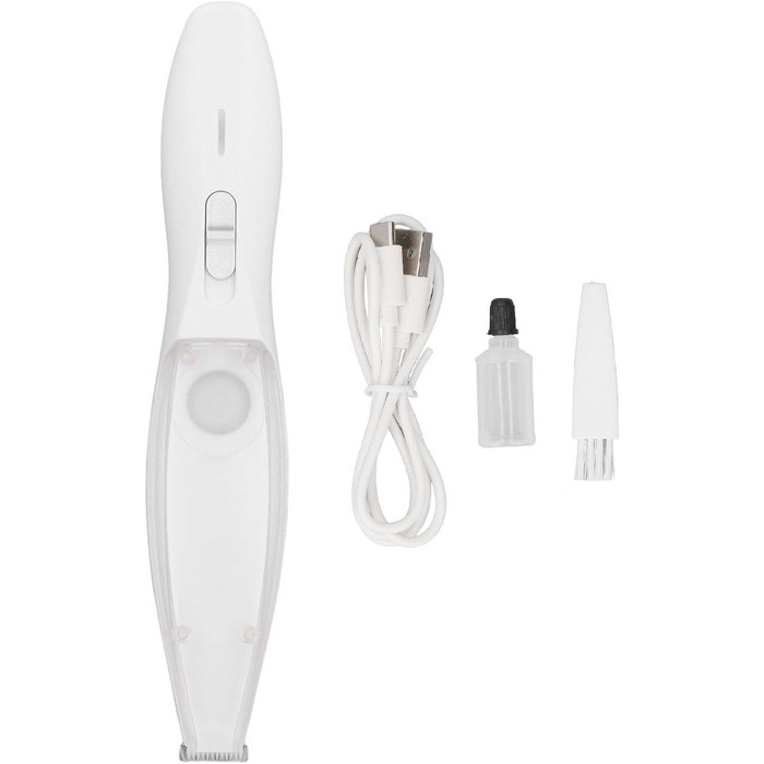 Електрична машинка для стрижки шерсті тварин SIXRUN, нержавіюча сталь, акумулятор 600 mAh, для собак, цуценят, легка у використанні, для різних видів домашніх тварин (GREEN), зелений колір