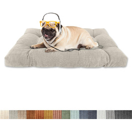 Ортопедичне ліжко для собак 70x40x8 см, м'яке, з антиковзним дном, сірого кольору