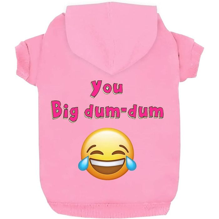 Теплий флісовий пуловер-худі для собак XL, рожевий (Dum)