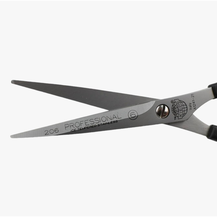 Професійні ножиці для філірування Kiepe з 28 зубцями – напівлистові розріджувальні ножиці з нержавіючої сталі, легка пластикова ручка, Made in Italy для салону та дому (206, 6 дюймів)