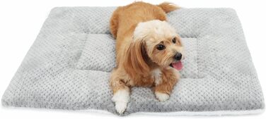 Килимок для собак та котів, 60x80 см, сірий - м'який, дихаючий, машинного прання