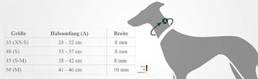 Нашийник для собак HUNTER, круглий, м'яка наппа-шкіра, темно-синій, 45 см (S-M)