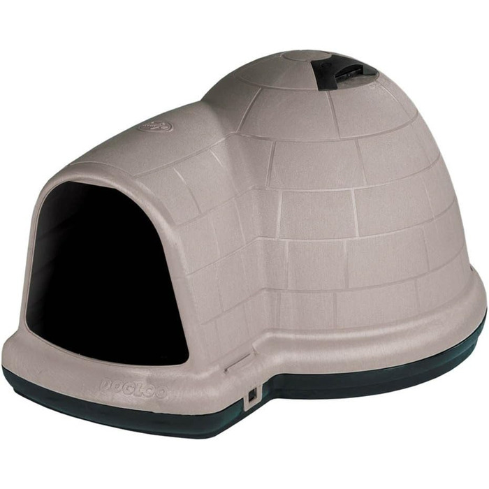 Будка для собак Petmate Indigo з Microban, чорна, піна, середня/велика, 43,8x30,5x25,8 см