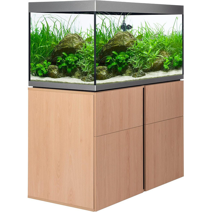 Набір акваріум Fluval Siena 160, 166 л з тумбою, білий (бук)