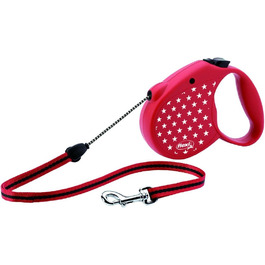 Еластична повідка для собак, що затягується, розмір S