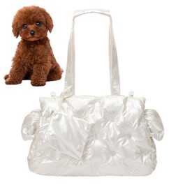 Сумка-переноска для собак середнього розміру - Pet Sling Outdoor Travel | Зручна сумка на плече для цуценят та котів з регульованим ремінцем, легка переноска для тварин