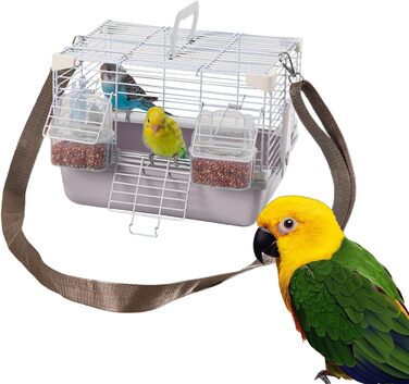 Переносний клітка для птахів Vogelkäfig: зручний транспортний засіб для колібрі, ньомуфенситок, перламутрових птахів