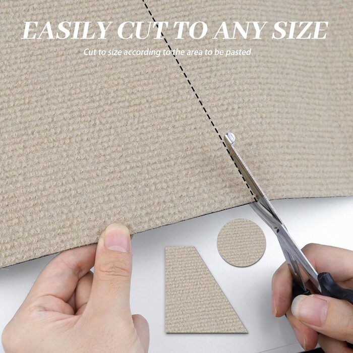 Килимок для дряпання котів, 200x40 см, бежевий. Килимок для стіни, килимок для котів, бежевий