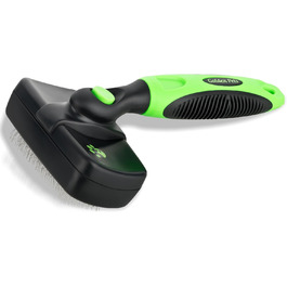 Щітка для собак та котів Golden Pets самоочисна, для короткої та довгої шерсті, для собак та котів різних розмірів, швидке очищення та догляд, інструкція в комплекті