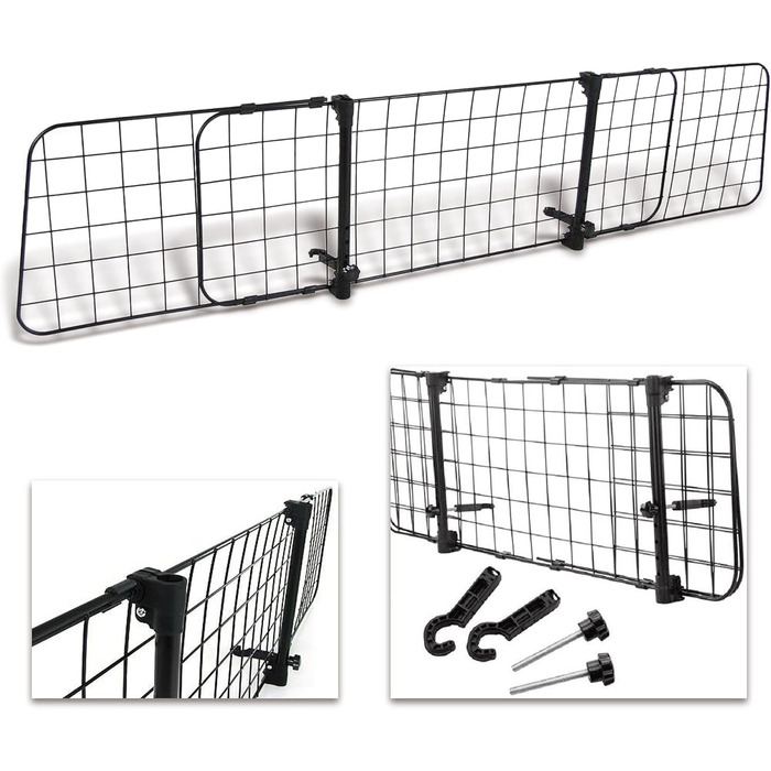 Герметичне перегородка для багажника JOM Car Parts: захист для собак у авто, SUV. Універсальна сітка для багажника.