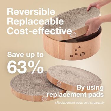 Нікоічі Козі: лежанка-подряпач для котів, 1,31 кг, стандартний розмір