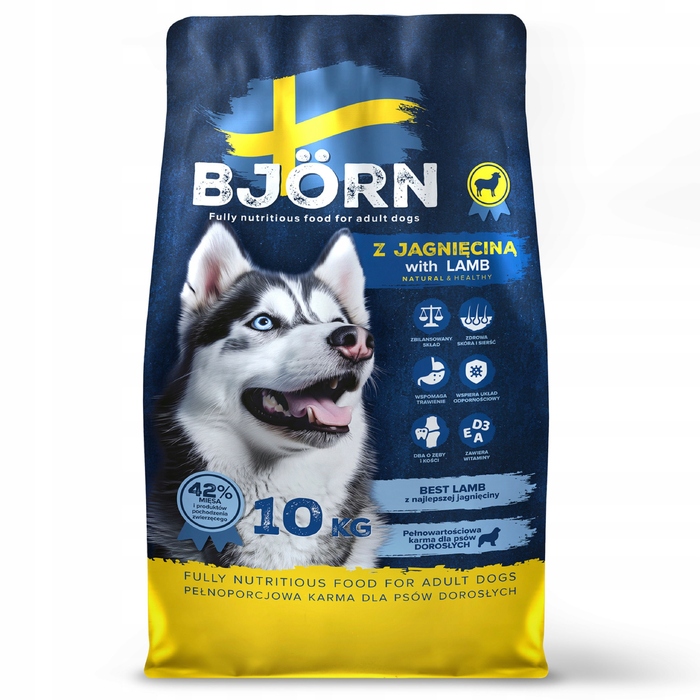 Сухий корм Björn Karma з ягнятиною, 10 кг