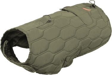 Зимовий теплий одяг для собак - тепла вітрозахисна жилетка для собак, одяг для собак на холодну зиму, зручна куртка для маленьких, середніх та великих собак (зелений)