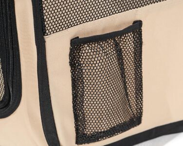 Ляльковий загон для тварин Pawer, 8-секційний, розкладний, з персоналізованим вишитим покриттям, для котів/собак/цуценят, 600D Oxford, портативний, для дому та вулиці, 36'x18.5', рожевий