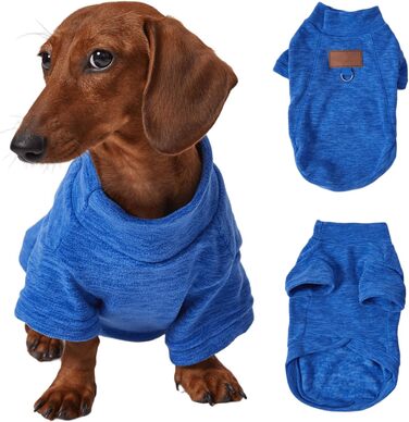Теплий комбінезон для великих собак, флісовий пуловер для такс, 2 ноги, теплий одяг для домашніх тварин, піжама, костюм з кільцем D, блакитний, 3XL