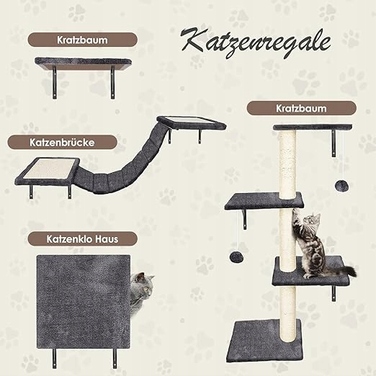 Стінка для лазіння для котів HEVOL