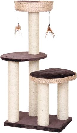 Когтеточка Croci Natural Acacia з дерева акації, 60x40x126 см