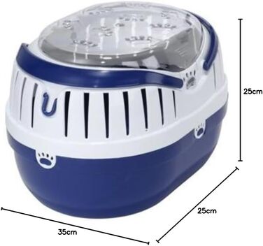 Транспортна переноска Europet Bernina Paw 35x25x25 см, синя