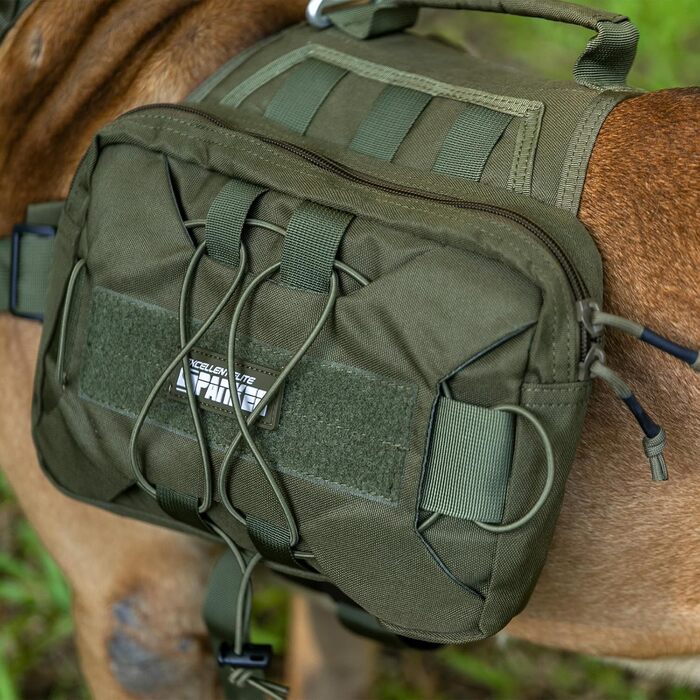 Сервісний рюкзак для собак, регульований Molle, сідельна сумка, жилет-амуніція для середніх і великих порід, COB-L