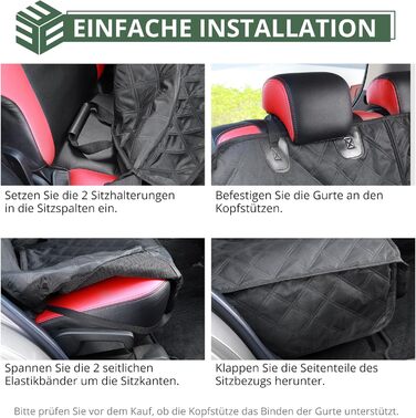 Захист для автосидіння для собак EYPINS: водовідштовхувальний, антиковзкий, 137x125 см, універсальний