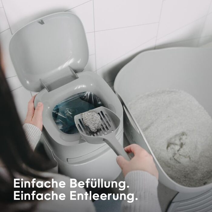 Контейнер для котячого наповнювача Litter Genie Easy Roll, екологічна система утилізації, №1 у США, з касетою для заміни