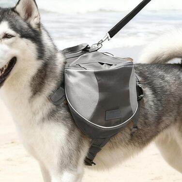 Рюкзак для собак Nankoyal з бічними кишенями, регульоване оснащення, для кемпінгу, подорожей, міста та авто
