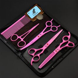 Набір професійних ножиць для грумінгу собак 7.0 дюймів, для догляду за тваринами, гострі та довговічні