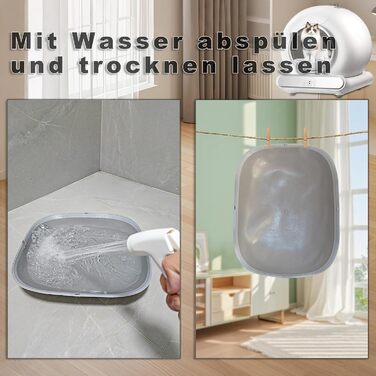 Електричний килимок для котячого туалету XQDKoon, силіконовий, вологостійкий, заміна для самоочисного дна котячого туалету