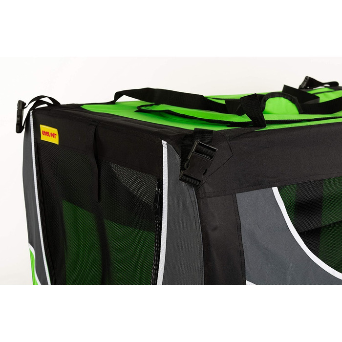 Транспортна переноска для собак та котів, 91x64x64 см. Переноска для собак, переноска для котів, клітка для тварин, переноска для подорожей, клітка для відпочинку (світло-зелена)