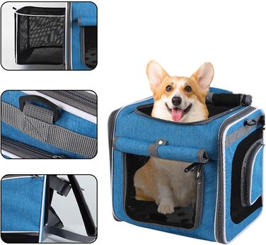 Корзина для тварин на велосипеді: зручний велосипедний кошик для собак та котів | Рюкзак з вентиляцією, регульована переноска