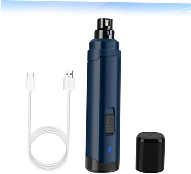 Електричний триммер для кігтів домашніх тварин BESPORTBLE з USB-зарядкою, ABS-матеріал, тихий мотор для собак та котів