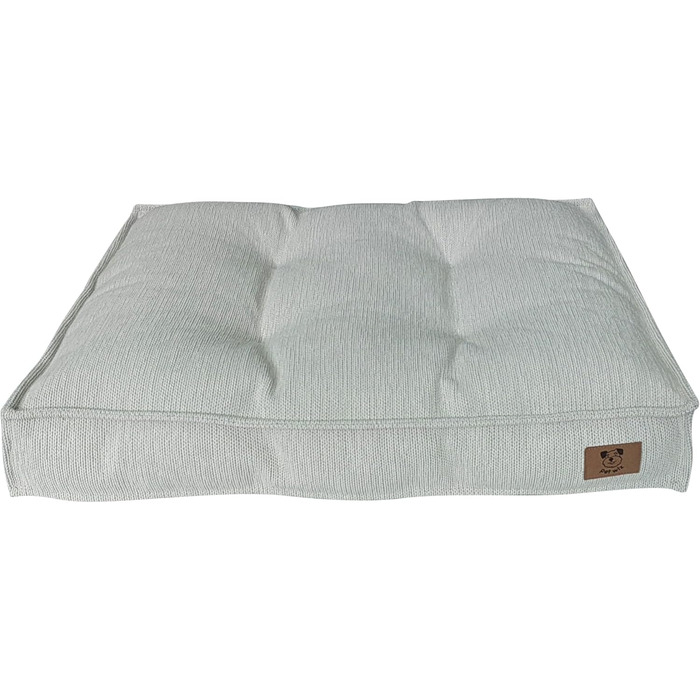 М'яке лежанка для собак з м'якою підкладкою, знімний чохол, світло-сірий та світло-блакитний, 3 розміри, ковдра для собак з антиковзаючою основою, світло-сірий, розмір M (90 x 62 см)