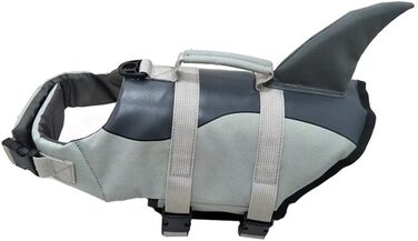 Жилет для собак OMEM, сірий, для плавання, серфінгу та катання на човні. Безпека у воді для вашого улюбленця