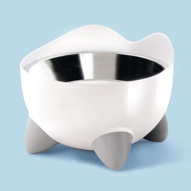 Catit Pixi Підвищений ергономічний миска для котів, 200 мл, білий