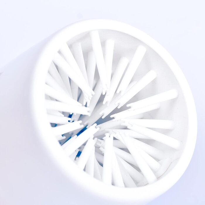 Очисник лап для собак та котів, силіконовий, рожевий (S)