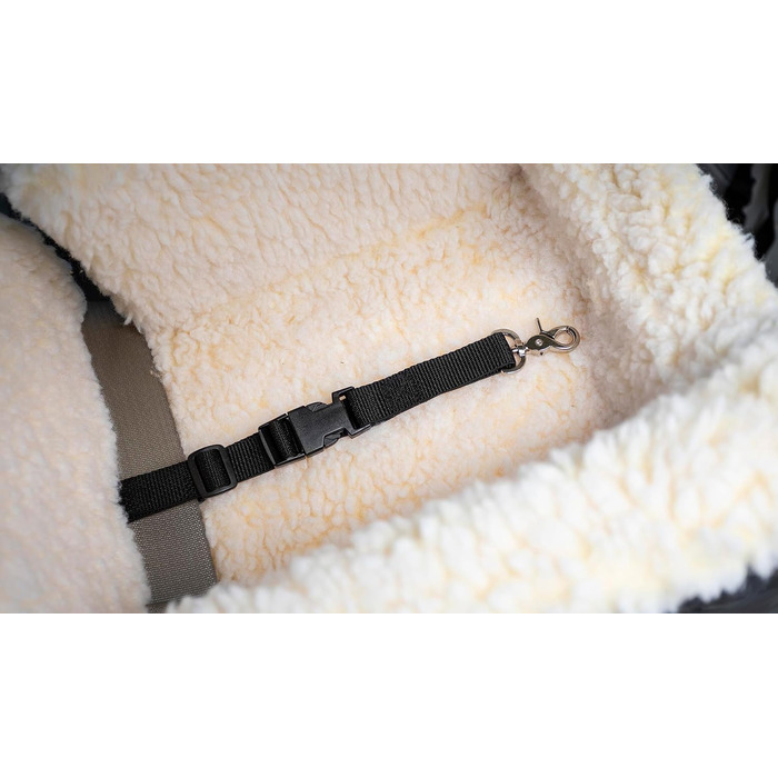 Автокрісло для собак Snoozer Lookout I, чорний діамант, 2,3-6,8 кг, для собак маленьких порід, знімне, проти блювоти під час поїздки