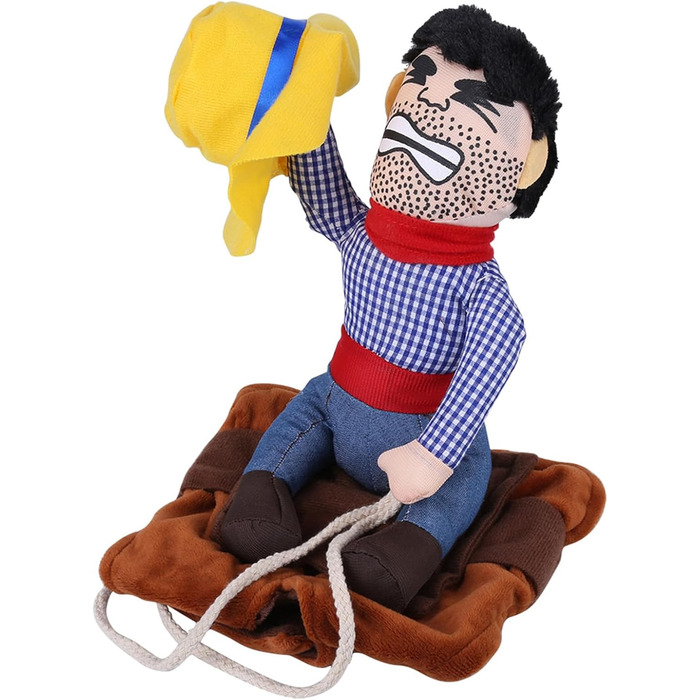 Костюм для собак Filfeel: Веселий костюм на Хелловін, ковбойська куртка для собак маленьких, середніх та великих розмірів (L, XL, для їзди)