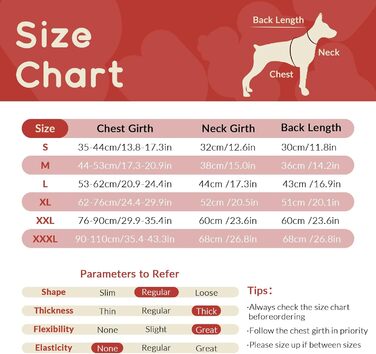 Водонепроникний зимовий теплий одяг для собак - куртка, жилет для чихуахуа, французького бульдога (Червоний, S)