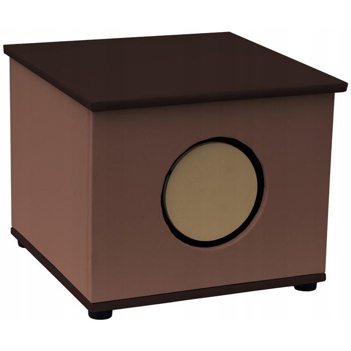 Будиночок для кота Mr. Riddick, багатоколірний, квадратний (43 см x 41,5 см x 34 см)