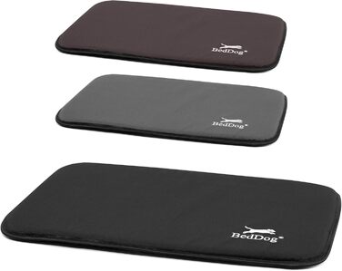 Килимок для собак BedDog® CORA - зручний лежак з Cordura, міцний, великий, чорний (60x40 см)