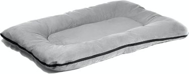 Килимок для собак SUNNYDOGS XXL | М'який, миючий, знімний | Килимок для великих собак, 120 x 80 см, сірий