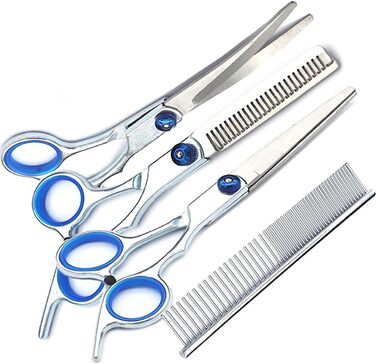 Професійний набір для стрижки тварин Asixxsix: гострі леза, ергономічний дизайн, регульовані гвинти