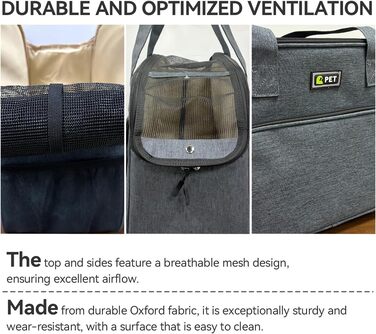 Сумка для собак та котів KZARYVEXIS, світло-блакитна, для подорожей та прогулянок